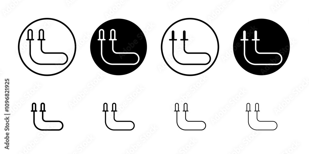 Poster jump rope icon web design in vector