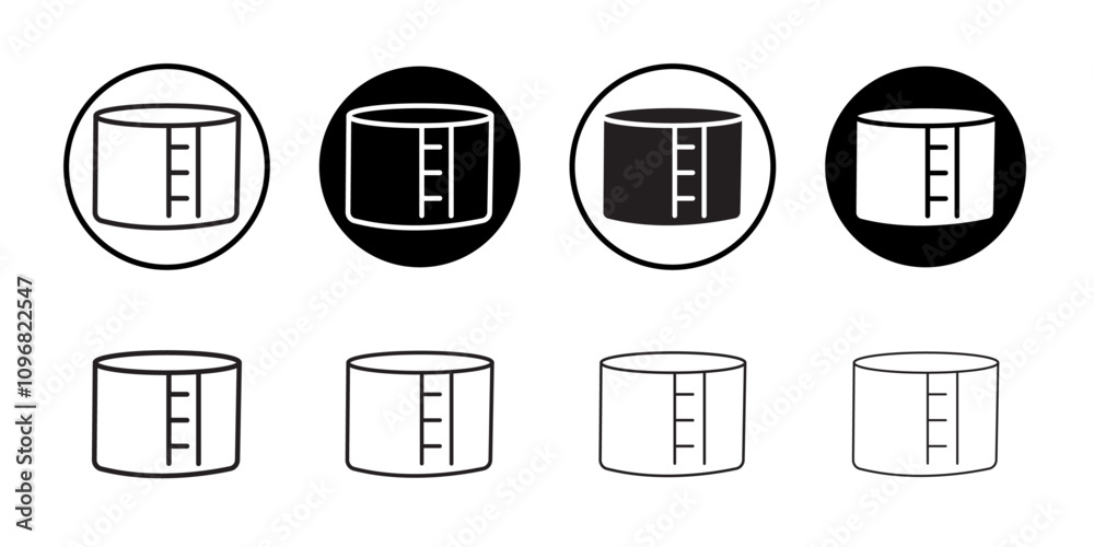 Poster oil storage icon web design in vector