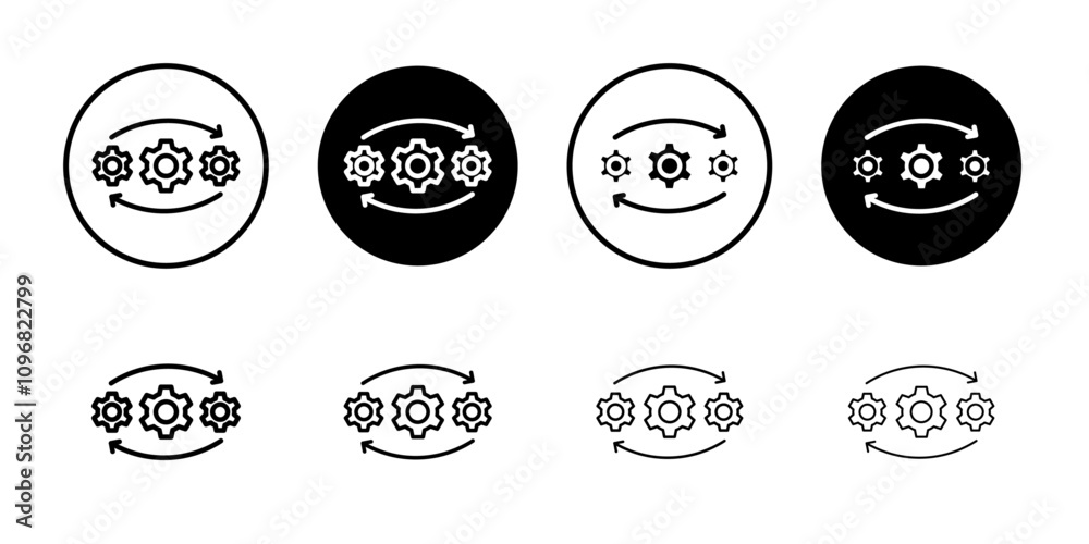 Aufkleber Operation icon web design in vector