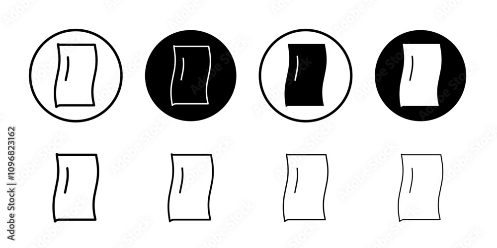 Poster rag icon web design in vector