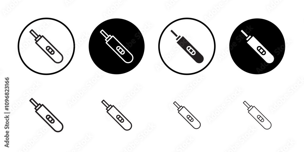 Poster Pregnancy test icon web design in vector