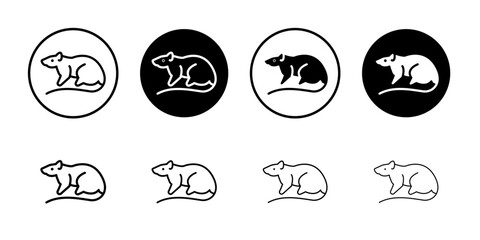 Rat icon web design in vector