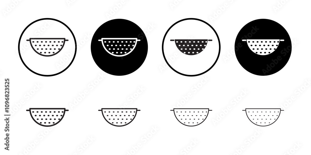 Poster Sieve icon web design in vector