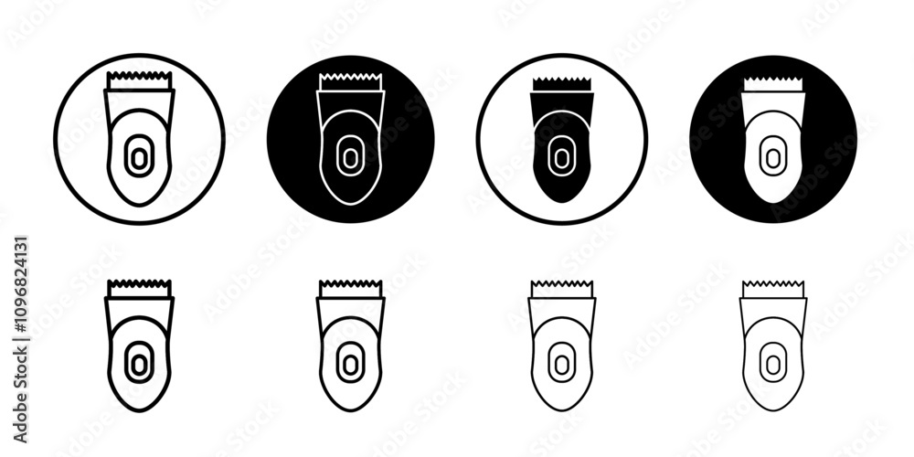 Poster Trimmer icon web design in vector