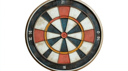 Vintage Dartboard: Aim, Throw, Score
