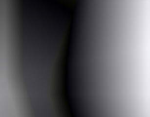 Black and white vector background with gradient black grunge texture, silver gray backdrop with black corners, colorful background for drawing.