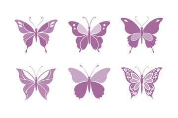 Beautiful Butterfly Set Stunning Vector Illustrations of Colorful Butterfly Designs