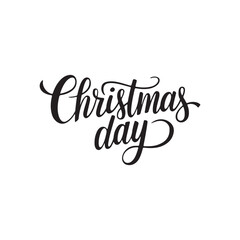 merry Christmas day typography vector illustration