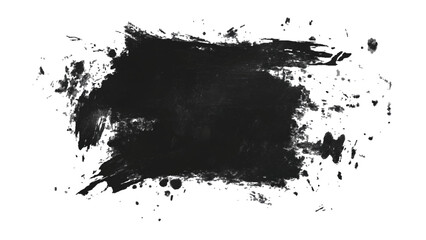 Vector black and white with grunge style, scratch and texture elements for design. abstract black and white brush strokes on a canvas with Black ink texture.