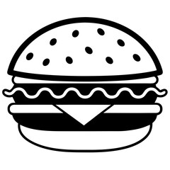 burger and hamburger