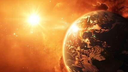 Fototapeta premium _Stars_Earth_Sky_Color_Universe_Mysterious