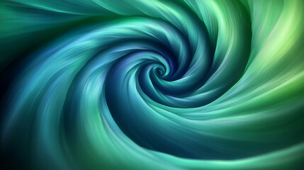 Fototapeta premium vibrant green neon swirl creates dynamic energy with glowing curves and lines, evoking movement, innovation, and digital transformation, blending modern technology with artistic light effects