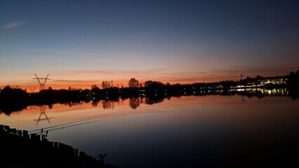 sunset over the river © maciek