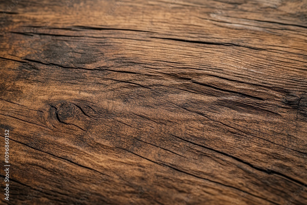 Poster a close-up view of textured wood surface showcasing rich grains and warm tones, ideal for rustic or 