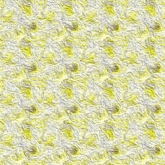 Yellow and cream seamless pattern with organic textured swirls and soft natural colors