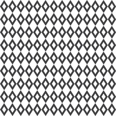 Seamless harlequin pattern-black and white. Geometric pattern based on squares on a white background. Seamless in one direction. eps 10.