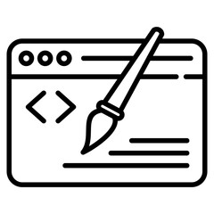 Web design icon