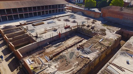 Detailed environmental engineering historical sites with prefabrication ensuring quality and sustainability in heritage preservation