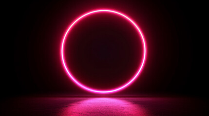 vibrant swirl of purple neon light creating a dynamic abstract pattern on a dark background symbolizing creativity energy and futuristic technology glowing with a captivating light effect