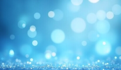 Obraz premium abstract christmas background features light blue white sparkling elements festive holiday scene
