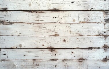 Naklejka premium Hyber realistic photo of White wooden boards with texture as background , copy space for text,