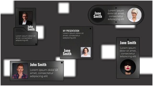Demonstration Of A Person's Profile With A Blurred Glass Effect