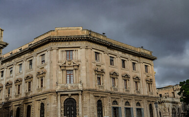 Historic buildings on Via Etnea, one of the most beautiful streets in Catania