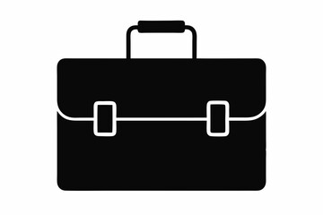 Briefcase icon vector, Suitcase symbol, Luggage Vector