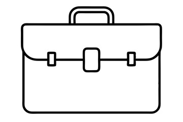 Briefcase icon vector, Suitcase symbol, Luggage Vector