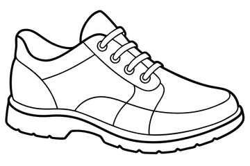 sketch line art, shoes icon, boots icon line art vector. EPS File