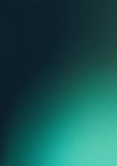 Obraz premium Dark green glowing grainy gradient background, noise texture effect, vertical background, copy space