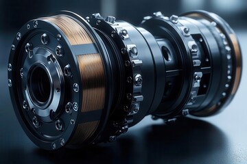 3d render of industrial valve with sleek design, showcasing intricate details and textures, emphasizing the functionality and engineering behind essential mechanical components