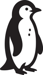 A Penguin Vector Art Illustration