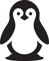 A Penguin Vector Art Illustration