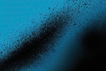 Dynamic Digital Design with Vibrant Blue Cyan Gradient and Gritty Black Texture