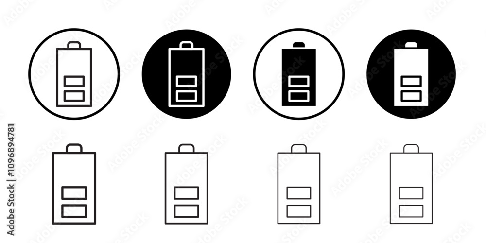 Poster battery icon vector for web and mobile app. battery charging sign and symbol. battery charge level