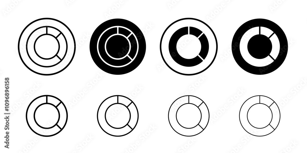 Poster Dropper vector logo set collection for web app ui