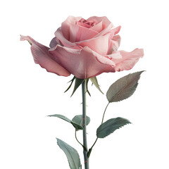 A Delicate Pink Rose