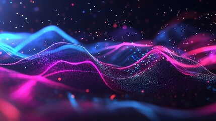 Fototapeta premium Colorful Financial Graphs Abstract Representation for Business Use