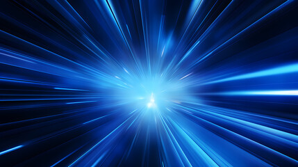 Radial blue light through the tunnel glowing in the darkness for print designs templates, Advertising materials, Email Newsletters, Header webs, e commerce signs retail shopping, advertisement busines