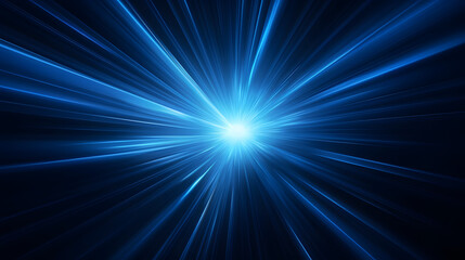 Radial blue light through the tunnel glowing in the darkness for print designs templates, Advertising materials, Email Newsletters, Header webs, e commerce signs retail shopping, advertisement busines