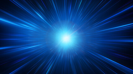 Radial blue light through the tunnel glowing in the darkness for print designs templates, Advertising materials, Email Newsletters, Header webs, e commerce signs retail shopping, advertisement busines