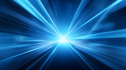 Radial blue light through the tunnel glowing in the darkness for print designs templates, Advertising materials, Email Newsletters, Header webs, e commerce signs retail shopping, advertisement busines