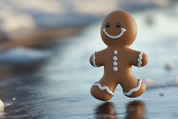 walking gingerbread man