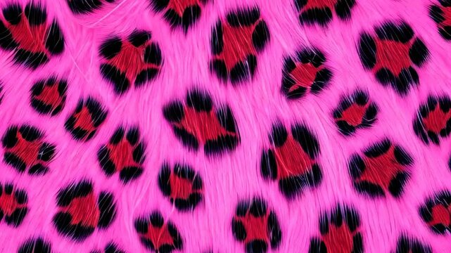 Pink leopard print pattern background