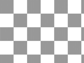 Black and white checkered pattern in a square shape.