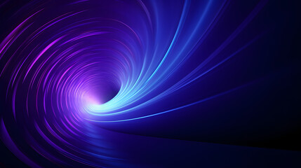 Radial blue and pruple light through the tunnel glowing in the darkness for print designs templates, Advertising materials, Email Newsletters, Header webs, e commerce signs retail shopping, advertisem