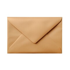 A simple, closed brown envelope, designed for mailing documents or letters, showcasing a smooth, minimalistic appearance.