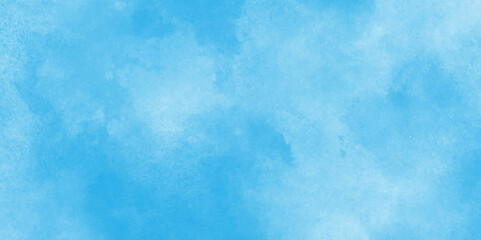 Abstract blue watercolor background, Light blue background with watercolor,Blue Irregular Stains and Splatter Print. Blue Smoke,Abstract blue sky with clouds, Bright painted sky blue watercolor backgr