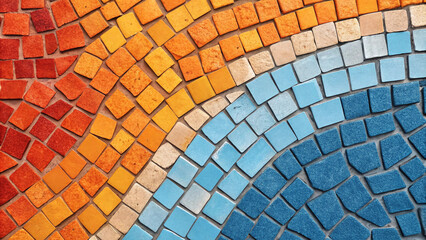 Colorful Mosaic Tile Pattern